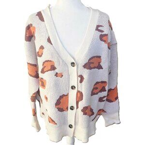 NWT Umgee Button-up Sweater Cardigan Size M Cottagecore Oversize